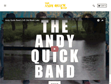 Tablet Screenshot of andyquickmusic.com